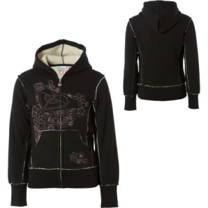 Roxy Hot Cider Full-Zip Hooded Sweatshirt - Girls'