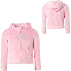 Roxy Fuzzy Bear Full-Zip Hooded Sweatshirt - Baby Girls'