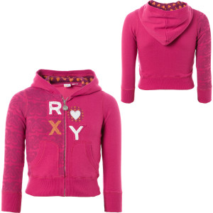 Roxy Whoopty Doo Full-Zip Hooded Sweatshirt - Toddler Girls'