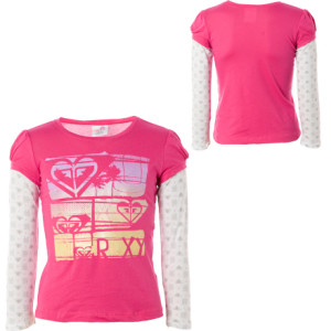 Roxy Catch The Sun T-Shirt - Long-Sleeve - Little Girls'