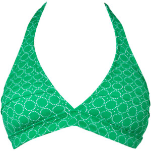 Raisins Just Teasing Hibiscus Halter Bikini Top - Women's