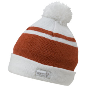Red Pom-Pom Beanie
