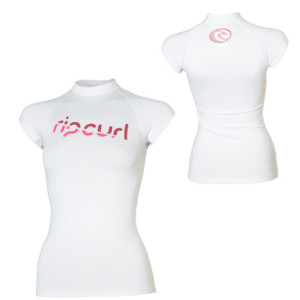 Rip Curl Classic Halfsie Rash Guard - Cap-Sleeve - Women's