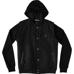 RVCA Puffer Letterman Snap Hoodie - Men's