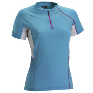 Salomon Trail Runner Zip Tech T Shirt Short Sleeve Womens