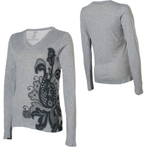 686 Fauxliage V-Neck T-Shirt - Long-Sleeve - Women's