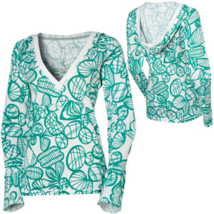 Spacecraft Asteroid Milk Hooded Shirt - Long-Sleeve - Women's