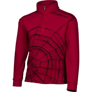 Spyder Mini All Web Cotton T-Neck Top - Toddler Boys'