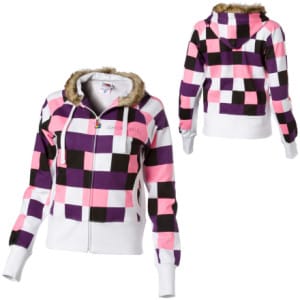 Special Blend Checkmate Full-Zip Hooded Sweatshirt - Womens