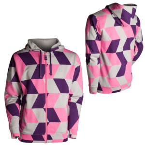 Special Blend Checksplash Custom Full-Zip Hooded Sweatshirt - Men's