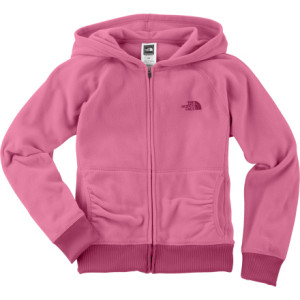 The North Face TKA 100 Glacier Hooded Fleece Jacket - Girls'