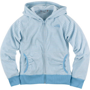 The North Face G TKA 100 Goolia Glacier Full-Zip Hooded Fleece Jacket - Girls'