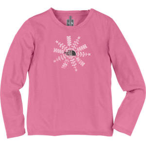 The North Face Vaporwick Snowflake T-Shirt - Long-Sleeve - Girls'