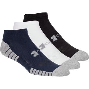 Under Armour HeatGear Tech No Show Sock - 3-Pack - Men's