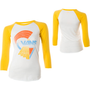 Vans Sweatin' For Vans Baseball T-Shirt - 3/4 Sleeve - Women's