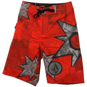 Volcom Bruce Star Collage Mod Board Short - Boys'