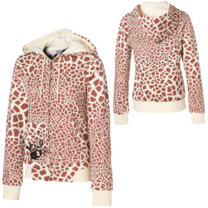 Volcom Hot Ticket Novelty Full-Zip Hooded Sweatshirt - Women's