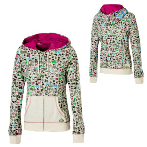 Volcom Brazanimal Organic Full-Zip Hooded Sweatshirt - Women's