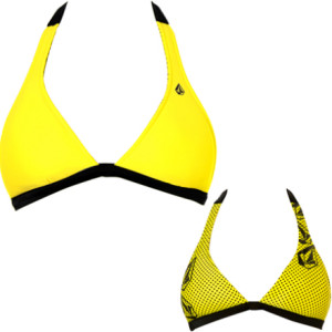 Volcom The Mixer Halter Reversible Bikini Top - Women's