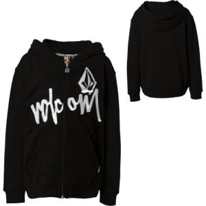 Volcom Tag Script Full-Zip Hooded Sweatshirt - Boys'