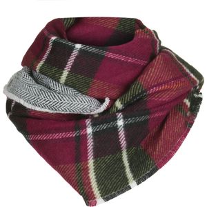 Woolrich Double Plaid Eternity Scarf
