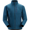 Arcteryx Hyllus Fleece Jacket - Mens Blue Moon, L - Polartec Power Shield O2 High Loft,high loft fleece,faced fleece jacket