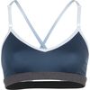 Alo Yoga Westerly Bra - Women's&nbsp;Insignia Blue Glossy/White Glossy/Stormy Heather