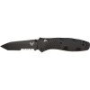 Benchmade Osborne Barrage Knife Black/Combo Edge Tanto-Black, One Size - assisted opening knife,thumb studs,serrated,folding knife