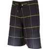 Billabong All Day Plaid X Board Short - Boys'&nbsp;Black/Lime