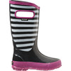Bogs Rainboot Stripes Winter Boot - Girls'&nbsp;Black Multi