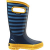 Bogs Rainboot Stripes Winter Boot - Girls'&nbsp;Navy Multi