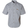 Carhartt Chambray Button-Down Plaid Shirt - Short-Sleeve - Men's