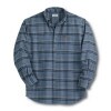 Carhartt Midweight Flannel Plaid Work Shirt - Long-Sleeve - Mens