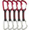 CAMP USA Orbit Wire Express KS Anodized Quickdraw - 5-Pack&nbsp;Red/Polished