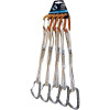 CAMP USA Mach Express Dyneema 60cm Quickdraw - 5-Pack - Wire/Wire