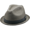 Coal Considered Harwood Paper Straw Fedora