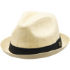 Coal Considered Harwood Paper Straw Fedora