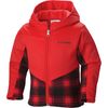 Columbia Steens Mt Overlay Hooded Fleece Jacket - Toddler Boys'&nbsp;Bright Red Lumberjack