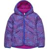 Columbia Dual Front Reversible Jacket - Girls'&nbsp;Blue Macaw Print