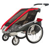 Thule Chariot Cougar 1 Stroller with Strolling Kit&nbsp;Red