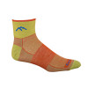 Darn Tough Back-Road Merino Wool 1/4 Mesh Sock: The Darn Tough Merino Wool 1/4 Mesh Sock is an ankle-high sock with open-mesh knitting on the top of the foot that enables your hardworking dogs to breathe.