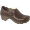 Dansko Stacie Clog - Women's Chocolate Full Grain, 40.0