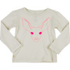 Egg Deer/Buffalo Graphic T-Shirt - Long-Sleeve - Toddler Girls'