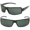 Electric EC/DC Sunglasses - Polarized: Electric's EC/DC Polarized Sunglasses are more than a pair of shadesthey're a statement. Thin frames, large lenses, and centered arms pair hardcore style and '80s inspiration.