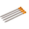 Easton Mountain Products Nano Tent Stakes - 4-Pack Orange, 6in - HASH(0xa927f948)