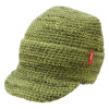 Foursquare Crochet Visor Beanie