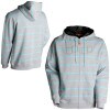 Foursquare Heather Stripes Full Zip Hooded Sweatshirt - Mens