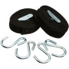 Harmony 10ft. Bow and Stern Tie-down Straps w/ S-hooks