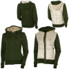 Hemp Hoodlamb Furry Full-Zip Hooded Sweatshirt - Women's
