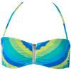 Hurley Horizon Zipper Bandeau Bikini Top - Women's